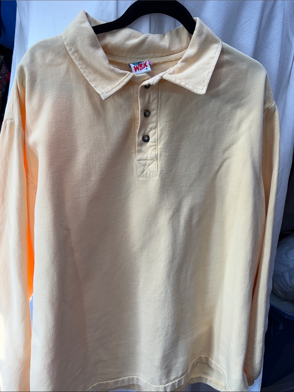 WEK Long Sleeve Shirt - Cream